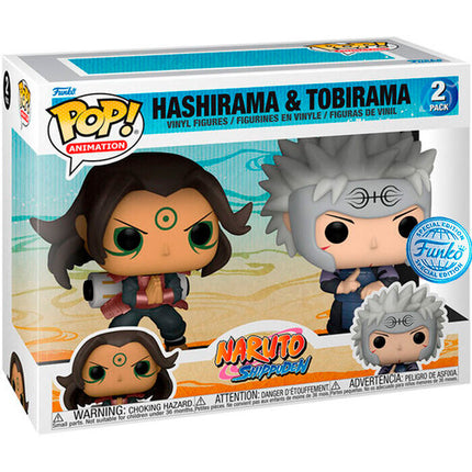 Blister 2 figuras POP Naruto Shippuden Hashirama Tobirama Exclusive