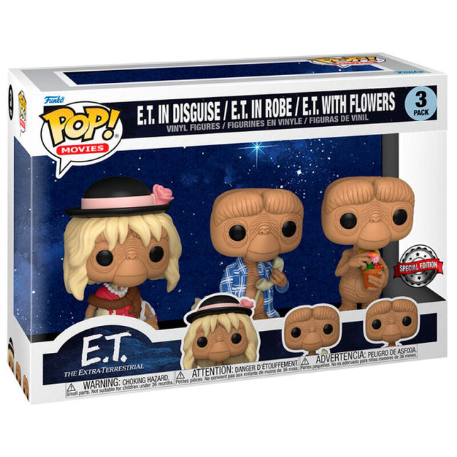 Blister 3 figuras POP ET El Extraterrestre Exclusive