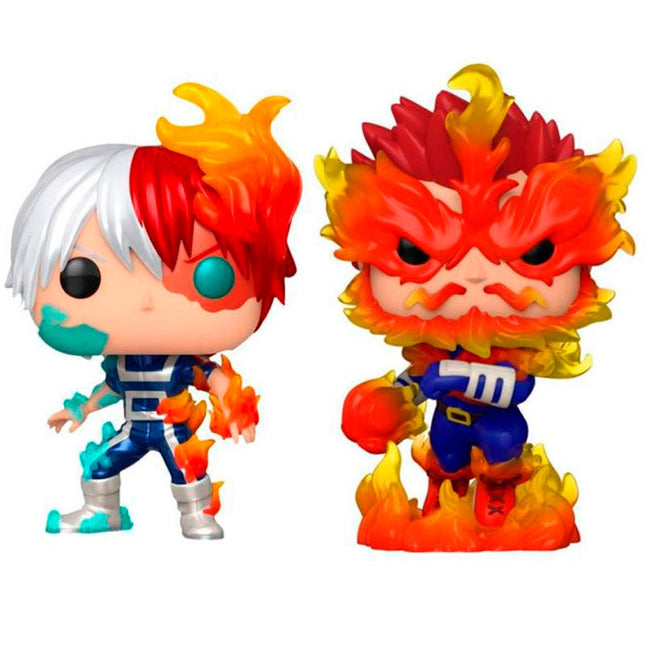 Blister 2 Figuras POP My Hero Academia Shoto Todoroki Endeavor Exclusive