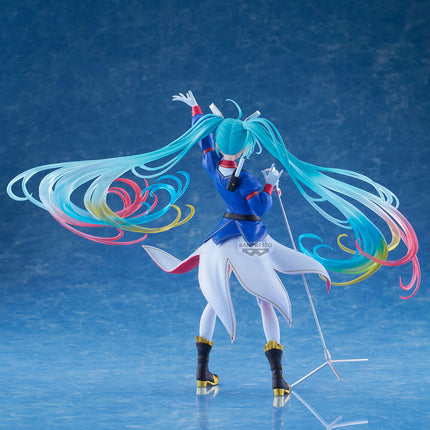 Figura Banpresto Evolve Gundam Collaboration Miku 45th Anniversary Gundam x Hatsune Miku 21cm