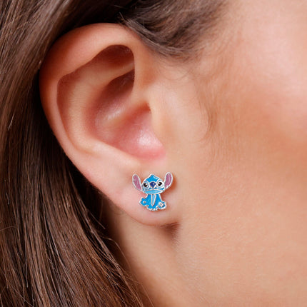 Pendientes Stitch Disney plata