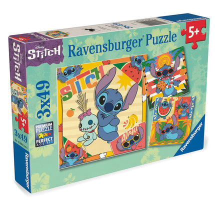 Puzzle Stitch Disney 3x49pzs
