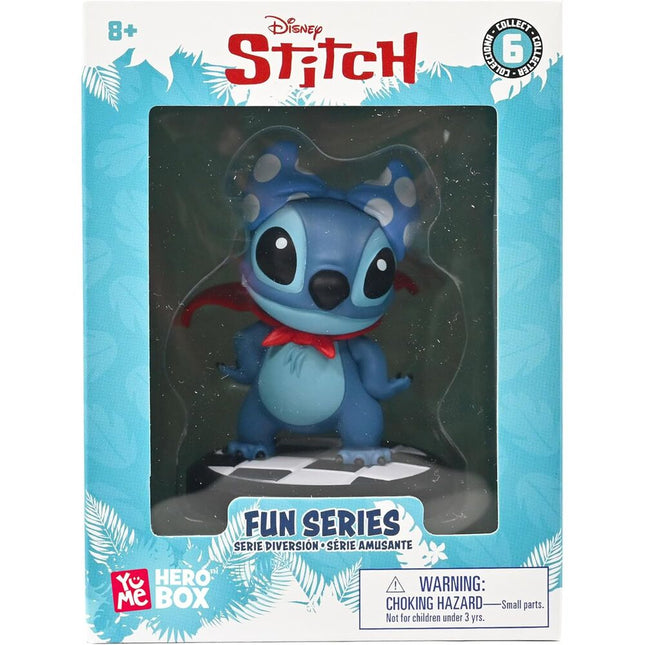 Figura Stitch Super Heroe Hero Box Stitch Disney 8cm