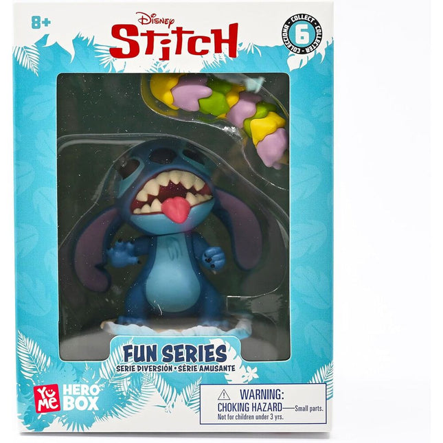 Figura Stitch Gloton Hero Box Stitch Disney 8cm