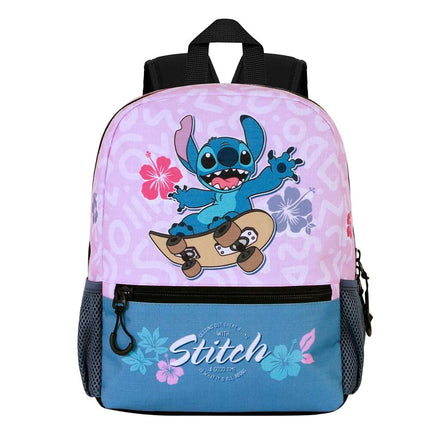Mochila Skate Stitch Disney 33cm