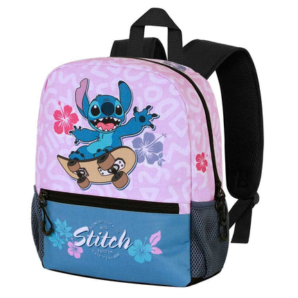Mochila Skate Stitch Disney 33cm