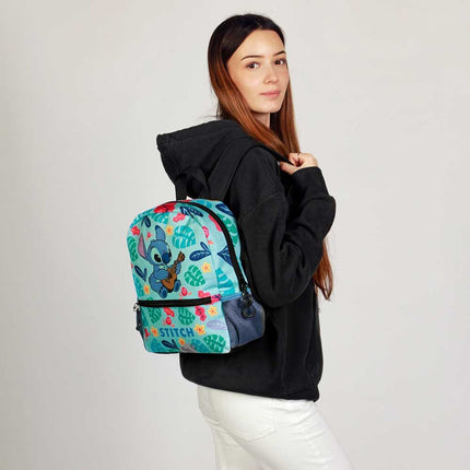Mochila Guitar Stitch Disney 33cm