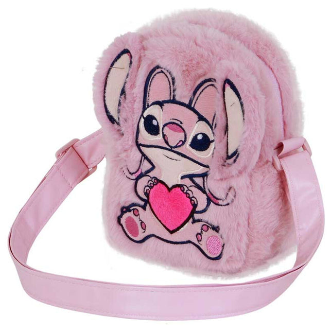 Bolso peluche Corazon Angel Stitch Disney
