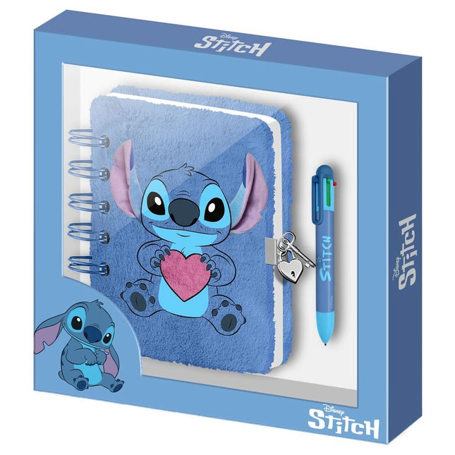 Diario peluche Boligrafo Stitch Disney