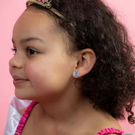 Set 3 Pares de pendientes Stitch Disney plata