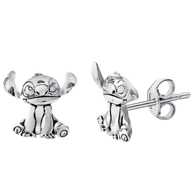 Pendientes Stitch Disney plata