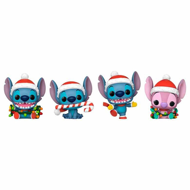 Arbol Navidad con 4 figuras Pocket POP Disney Stitch