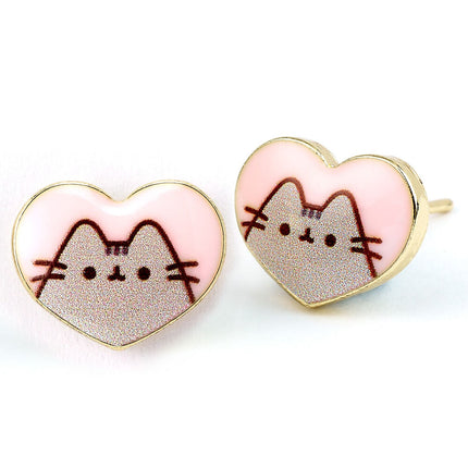 Pendientes Corazon Pusheen