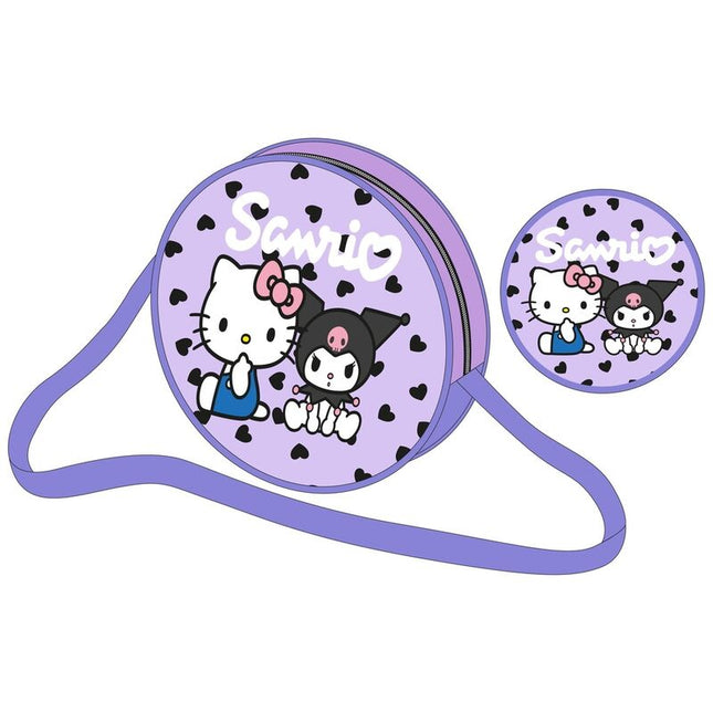 Bolso bandolera Kuromi Hello Kitty