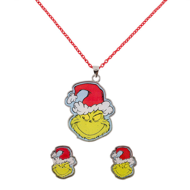 Set Colgante pendientes Navidad El Grinch