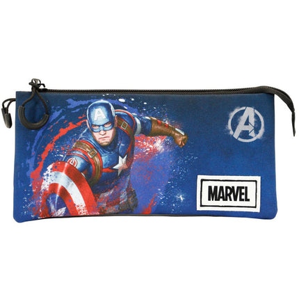 Portatodo Full Capitan America Marvel triple