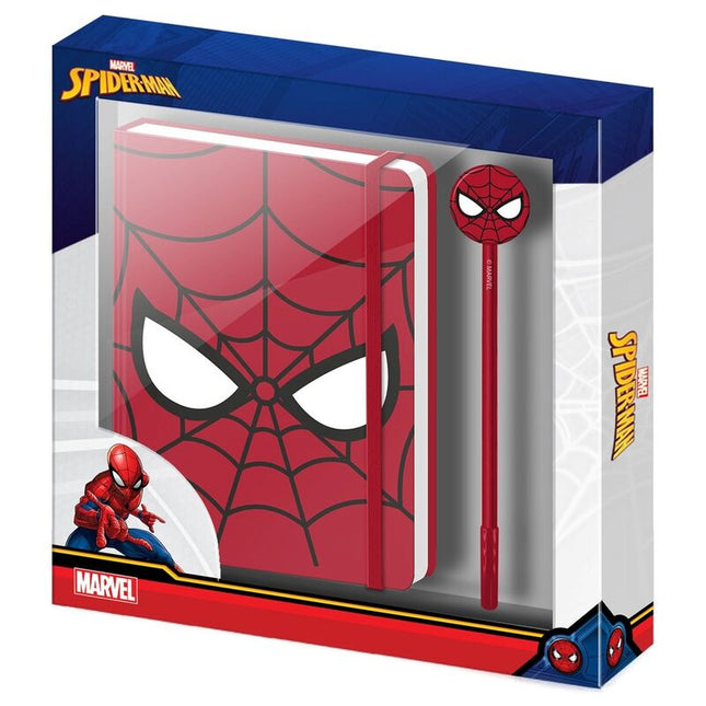 Set diario boligrafo Spiderman Marvel
