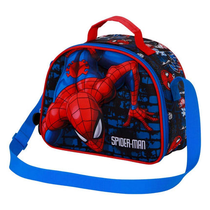 Bolsa portameriendas 3D Wall Spiderman Marvel
