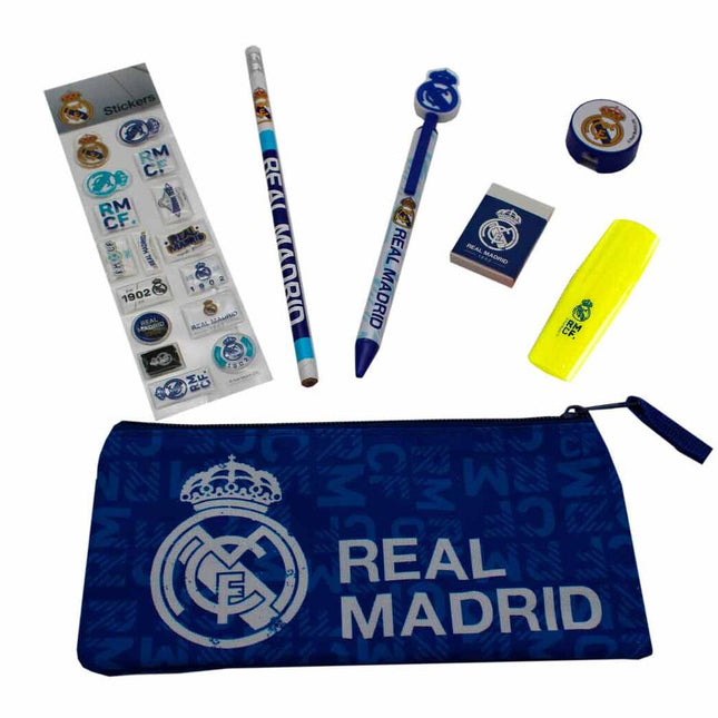 Set papeleria Real Madrid 7pzs