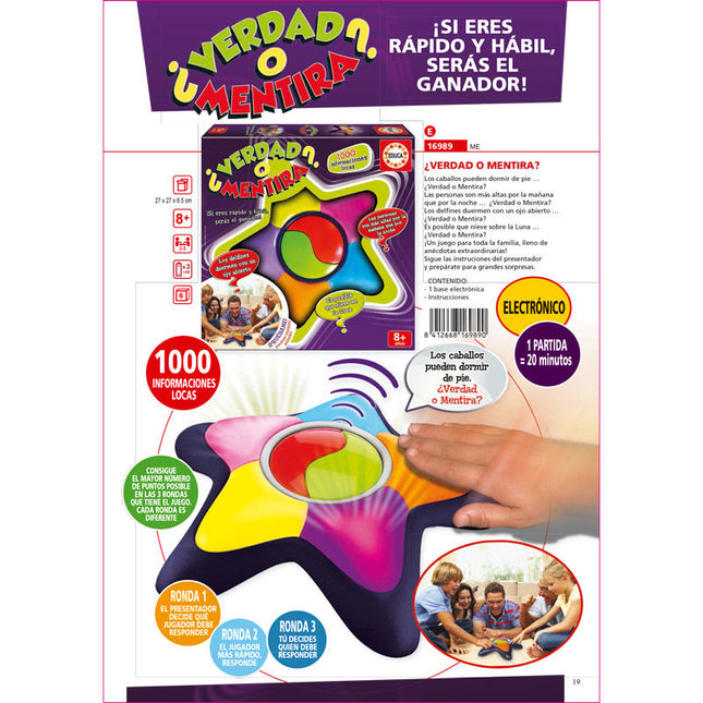 Juego Verdad o Mentira