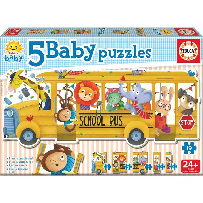 Puzzle School Bus 2 5pzs