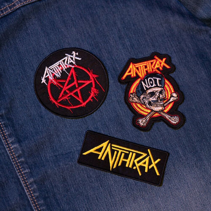 Set 3 parches Anthrax