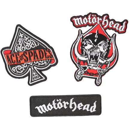 Set 3 parches Motorhead