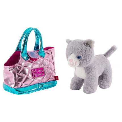 Bolso mano peluche Rosa gato Coco 28cm