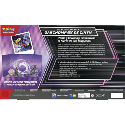 Blister cartas Garchomp ex de Cintia Juntos de Aventuras Pokemon espanol