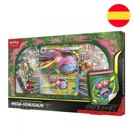Blister Premium juego cartas Mega Venusaur Pokemon espanol