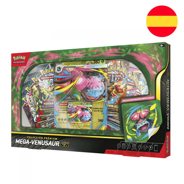 Blister Premium juego cartas Mega Venusaur Pokemon espanol
