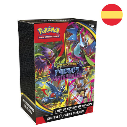 Juego de Cartas coleccionables Booster Bundle Fuegos Fantasmales Pokemon espanol