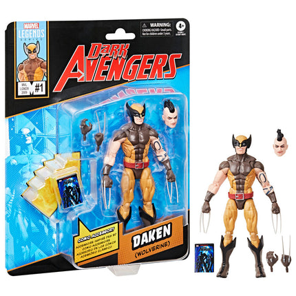 Figura Daken Wolverine Dark Avengers Marvel Legends 15cm