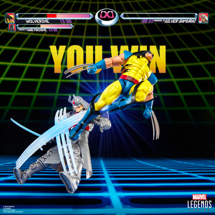 Blister 2 figuras Wolverine Silver Samurai Gameverse Marvel Legends 15cm