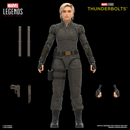 Blister 2 figuras Yelena Belova Red Guardian Thunderbolts Marvel Legends 15cm