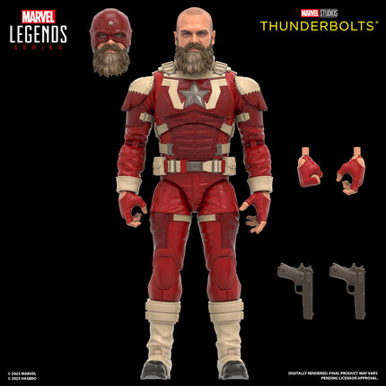 Blister 2 figuras Yelena Belova Red Guardian Thunderbolts Marvel Legends 15cm