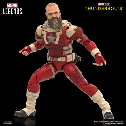 Blister 2 figuras Yelena Belova Red Guardian Thunderbolts Marvel Legends 15cm