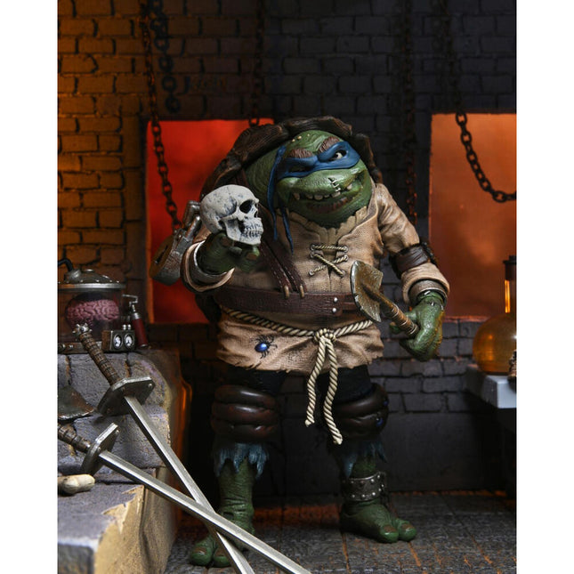 Figura Ultimate Leonardo As Hunchback Tortugas Ninja 18cm