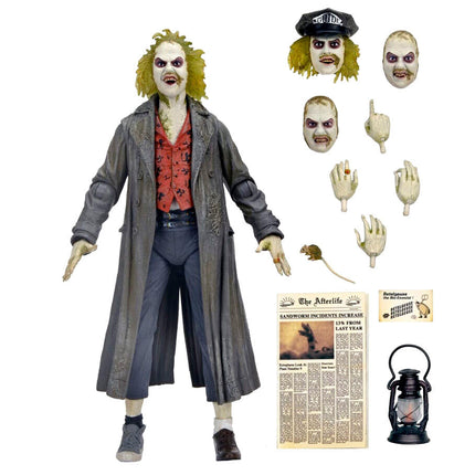 Figura Ultimate Beetlejuice Tour Guide The Bio Exorcist Beetlejuice 1988 18cm
