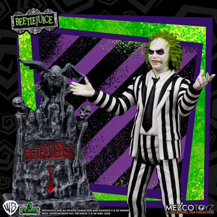 Figura Beetlejuice Striped Suite Beetlejuice 95cm
