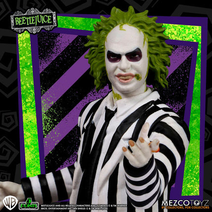 Figura Beetlejuice Striped Suite Beetlejuice 95cm