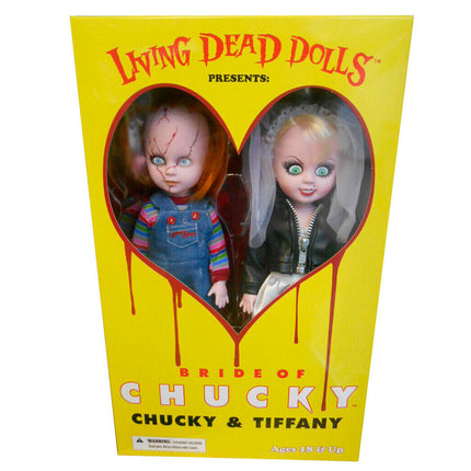 Set 2 munecos Chucky and Tifanny Living Dead Dolls 25cm