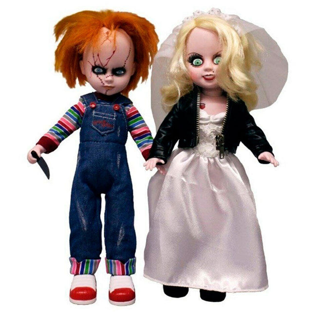 Set 2 munecos Chucky and Tifanny Living Dead Dolls 25cm