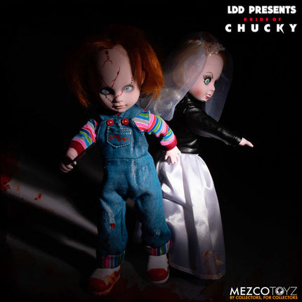 Set 2 munecos Chucky and Tifanny Living Dead Dolls 25cm