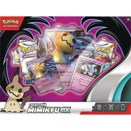 Blister cartas Mimikyu Ex Pokemon espanol