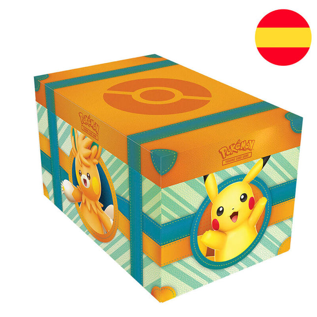 Cofre del tesoro juego cartas coleccionables Pokemon espanol