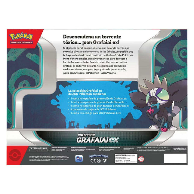 Blister cartas Grafaiai ex box Pokemon espanol