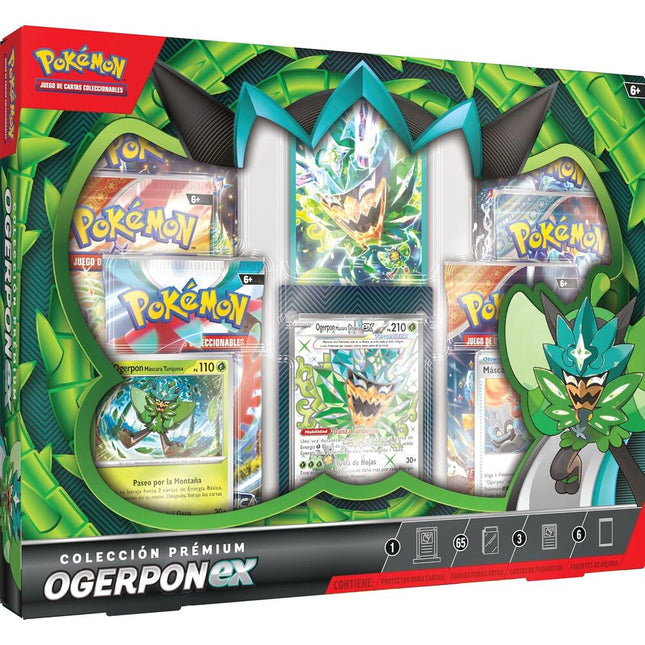 Estuche cartas Ogerpon EX Pokemon espanol