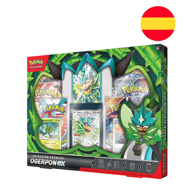 Estuche cartas Ogerpon EX Pokemon espanol