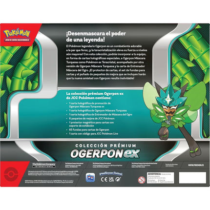 Estuche cartas Ogerpon EX Pokemon espanol